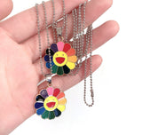 Rainbow Flower Necklace