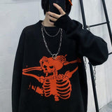 Angry Skeleton Knit Sweater