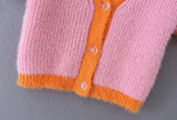 Knitted Retro Crop Cardigan