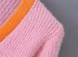 Knitted Retro Crop Cardigan
