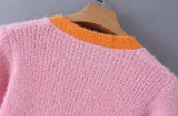 Knitted Retro Crop Cardigan