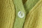 Knitted Retro Crop Cardigan