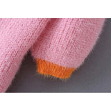Knitted Retro Crop Cardigan