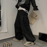 Unisex Draw String Loose Cargo Pants