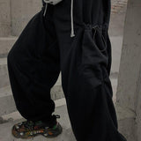 Unisex Draw String Loose Cargo Pants