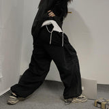 Unisex Draw String Loose Cargo Pants