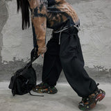Unisex Draw String Loose Cargo Pants