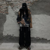 Unisex Draw String Loose Cargo Pants