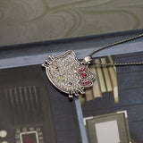 CZ Diamond  Hello Kitty Necklace