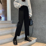 High Waisted Straight Leg Sweatpants