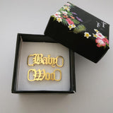 Custom Name Shoelace Buckle (6 Letters)