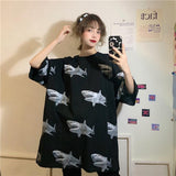 Oversized Shark Tee