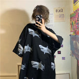 Oversized Shark Tee