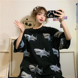 Oversized Shark Tee