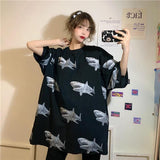Oversized Shark Tee