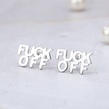F Off Earrings