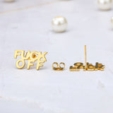 F Off Earrings