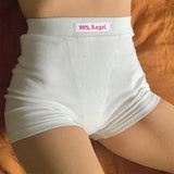 99% Angel High Waisted Embroidered Shorts