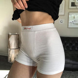 99% Angel High Waisted Embroidered Shorts