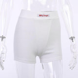 99% Angel High Waisted Embroidered Shorts