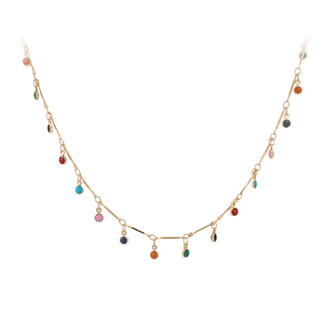 Rainbow Bead Necklace