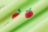 Spaghetti Strap Floral Crop Top