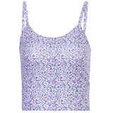 Violet Floral Crop Top