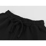 High Waisted Cotton Unisex Sweatpants