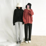 High Waisted Cotton Unisex Sweatpants