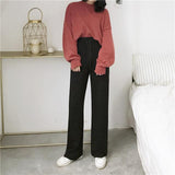 High Waisted Cotton Unisex Sweatpants