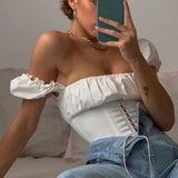 Off Shoulder Corset Top