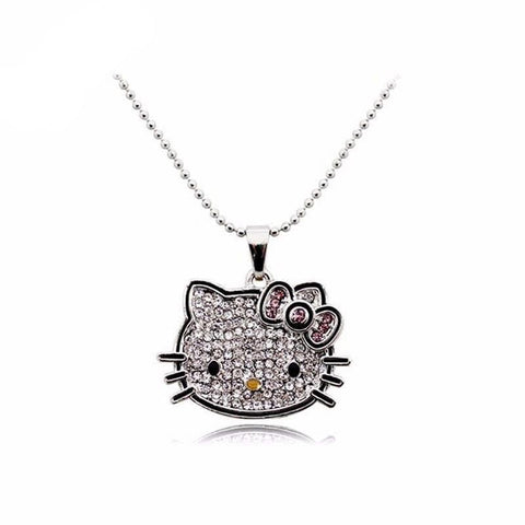 CZ Diamond  Hello Kitty Necklace