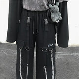 Black Unisex Cargo Pants