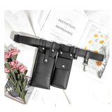 Double Leather Crossbody Bags