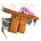 Double Leather Crossbody Bags