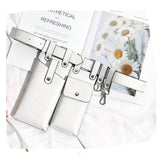 Double Leather Crossbody Bags
