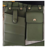 Double Leather Crossbody Bags