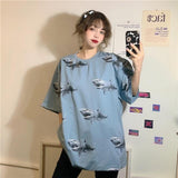 Oversized Shark Tee