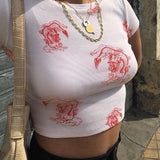 Red Dragon Ribbed Shirt