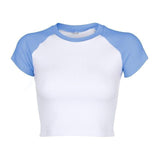 Cropped Retro Ringer Tee