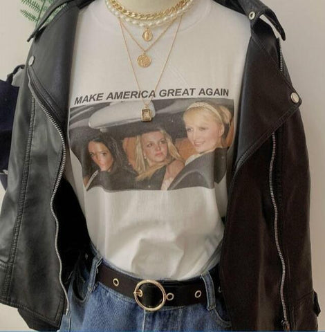"Make America Great Again" Paris Britney Lindsay Tee