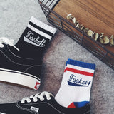 "Fuck Off" Varsity Socks