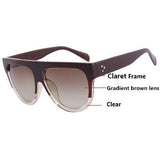 Gradient Flattop Sunglasses