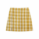 Plaid Mini Skirt