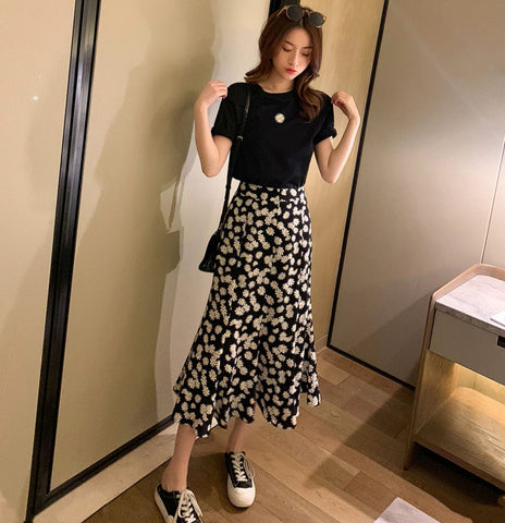 Daisy Floral Skirt