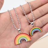 Rainbow Flower Necklace