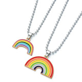 Rainbow Flower Necklace