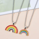 Rainbow Flower Necklace