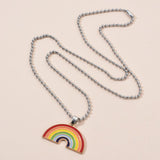 Rainbow Flower Necklace