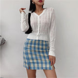 Plaid Mini Skirt